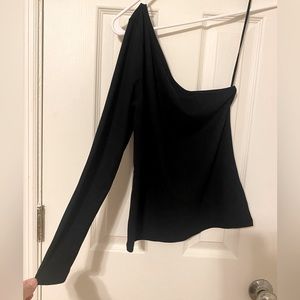 Old Navy One Shoulder Rib Knit Top